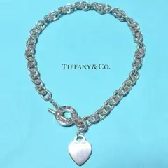【美品】41.5㎝ティファニー リターントゥハート トグル ネックレス 925