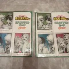 僕のヒーローアカデミア　箔入りアクリルカード　3枚セット ヒロアカ 2点セット