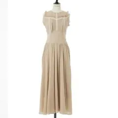 herlipto Back Lace-Up Cotton Long Dress