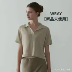 【新品未使用】元値¥17,000✨WRAY レイ/エシカルニットポロ サンド