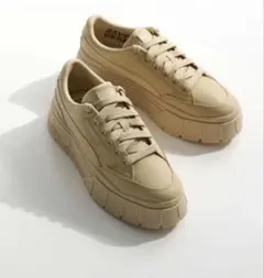 puma 24.5 厚底 スニーカー ブラウン プーマ PUMA