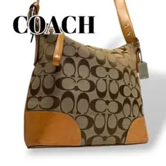COACH コーチ ショルダーバッグ シグネチャー キャンバス レディース