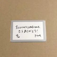 &TEAM AWAKEN アジツ　名古屋　購入特典　メッセージ　トレカ　FUMA