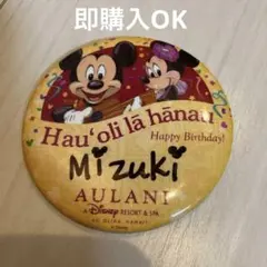 即購入OK アウラニ　ディズニーリゾート　缶バッジ　mizukiさん用