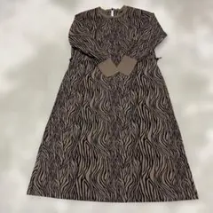 【未使用級★】フリークスストア×サウザンドマイルコラボワンピース　ゼブラ柄