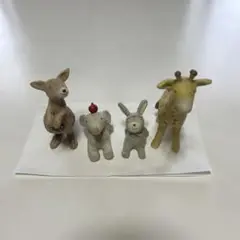 陶器製動物フィギュアセット