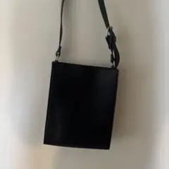 黒 ショルダーバッグ 合成皮革