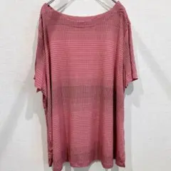 LIZ Claiborne 【XL】ピンク Tシャツ オーバーサイズ ゆったり