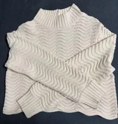 ZARA ホワイト　ニット