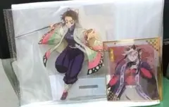 鬼滅の刃 アニプレックスくじ ビッグアクリルスタンド 胡蝶しのぶ 色紙 童磨