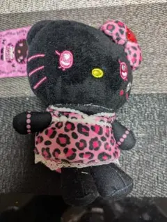 ハローキティ レオパード柄キーホルダー