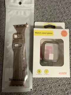 スマートレザー 40MM ブラウン Apple Watchバンド