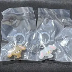 サンリオ ゆるっとめじるしアクセサリー しろうさ くろうさ