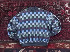 USA古着 オールドデザイン スウェット トレーナー マルチカラー M