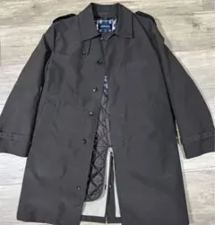 NEWYORKER ステンカラーコート ダークブラウン