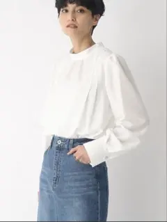 ★新品タグ付き。オペークドットクリップ ブラウス