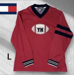 VETEMENTS × TOMMY HILFIGER 18SS ロンT 赤 S - メルカリ