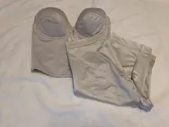 ブライダルインナー　ビスチェ　ガードル　セット　二段ホック