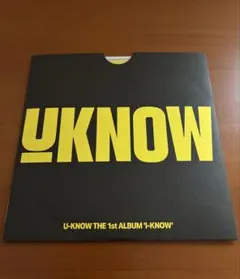 【匿名発送】東方神起 ユノ I-KNOW Tabloid Ver CDのみ