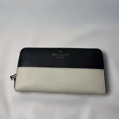 p*2様 （美品）kate spade 黒と白 長財布