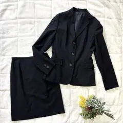 エピウスプレイス　ブラック 就活スーツ ジャケットとスカートセット