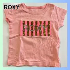 ロキシー　ROXY スパンコール Tシャツ 100cm ピンク　子供服　キッズのサムネイル