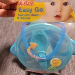 Nuby Easy Go 吸盤付きボウル＆スプーンのサムネイル