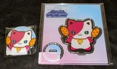 にじたうん　アクスタ　缶バッジ　ろれ