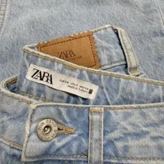 ZARA ハイウエストストレートデニム　EUR34 デニムコレクションのサムネイル