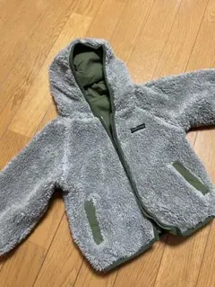 本日限定値下げ！　アウター　ジャケット　もこもこ　リバーシブル　90cm
