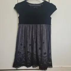 ラインストーン付きワンピース 130cm