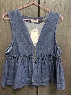 デニムベスト　ジレ