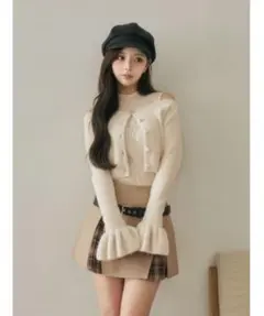 Darich アンサンブルシャギーニットトップス