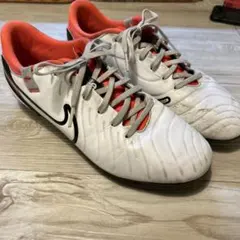 Nike サッカーシューズ ホワイト/オレンジ