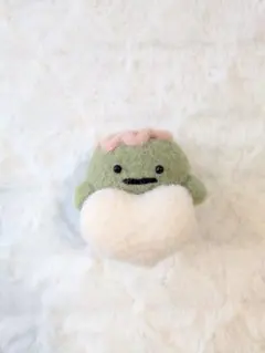 ハンドメイド　あみぐるみ　マスコット　サボテン ハート