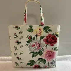 ハンドメイド　トートバッグ　ローラアシュレイ生地使用