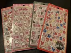 サンリオ キティちゃん ボンボンドロップシール 4枚セット