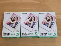 【新品未使用】富士フイルム [×3箱M]チェキ用フィルムINSTAX MINI