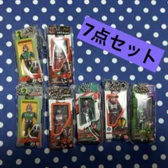 仮面ライダー　ソフビパッケージチャーム&チョコスナック　7点セット