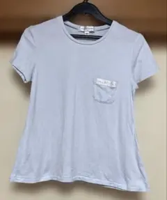 ✨JILL STUART 半袖ポケットTシャツ ライトブルー(Aライン)✨のサムネイル