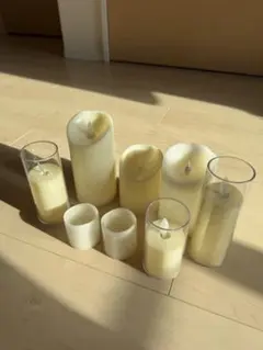 ウェルカムスペース LEDキャンドル8個セット