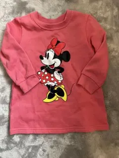 ミニー　裏起毛　トレーナー