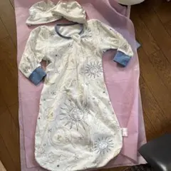 ベビースリーパー 太陽と星のプリント 70-80cm
