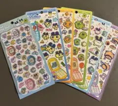 ［正規品]たまごっち プチドロップシール 平成はっぴーフォン 6枚セット