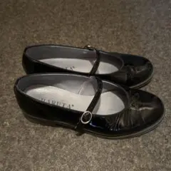 HARUTA 黒 メリージェーンシューズ　ワンストラップシューズ　パンプス