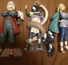 開封済み。一番くじナルト　伝説の三忍　自来也　大蛇丸　綱手セット