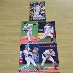 プロ野球チップスカード オリックス•バファローズ① カード5枚2026年第