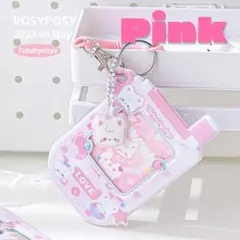 PVC ガラケー風 トレカホルダー トレカケース カードホルダー ねこ ピンク