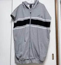 ACUSA 4XL ノースリーブグレージップパーカー