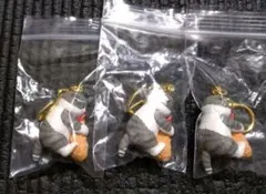 モフサンド えびにゃんフィギュアキーホルダー 3個セット